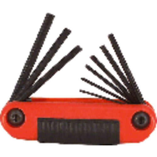5 Pieces-3/16″-3/8″ Fold Up Style - Hex Key Set - Apex Tool & Supply