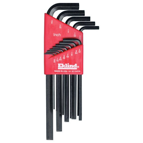 9 Pieces-1.5 mm-10 mm Long Arm Style - Hex Key Set - Apex Tool & Supply