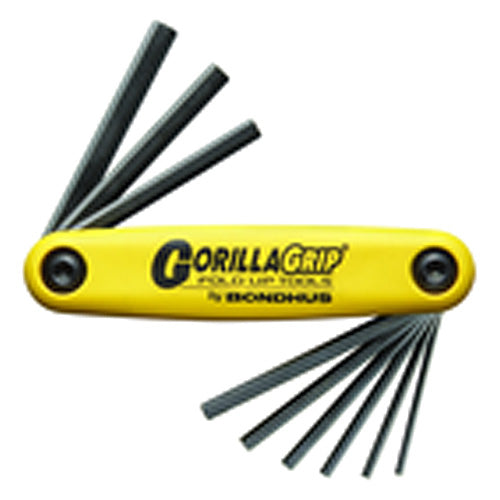 9 Pieces-5/64″-1/4″ Fold Up Hex Key Set - Apex Tool & Supply