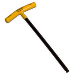 4 mm T-Handle-8.7″ Arm Length - Ball End Hex Driver - Apex Tool & Supply