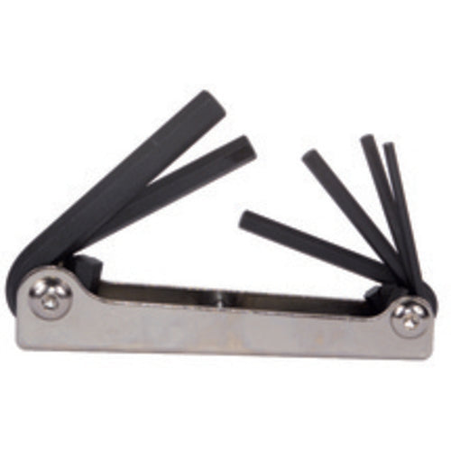 6 Pieces-3.0 mm-10 mm Fold Up Style - Hex Key Set - Apex Tool & Supply