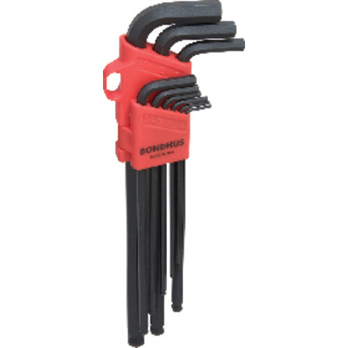 ‎9PC 1.5-10MM BALL END L-WRENCH SET - Apex Tool & Supply
