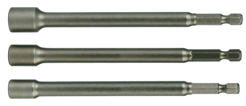 3PC NUT SETTER 1/4 5/16 3/8 X 12 - Apex Tool & Supply