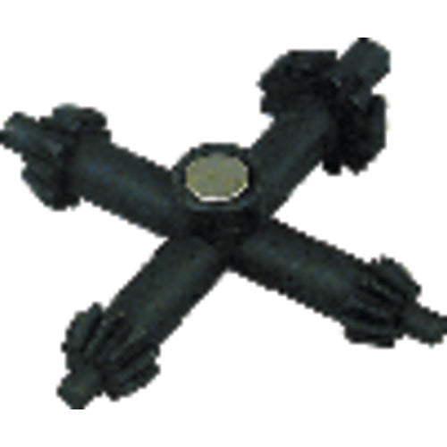 Master Chuck Key with 4 sizes to cover the most popular small chucks available. - Apex Tool & Supply