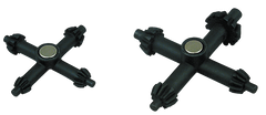 Lisle Master Chuck Key with 4 sizes to cover the most popular large chucks available. - Apex Tool & Supply
