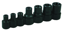 7 Piece - E-6; E-7; E-8; E-10; E-12; E-14 & E-16 - Torx Socket Sets For External Bolts - Apex Tool & Supply