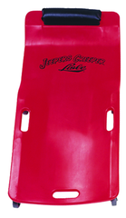 Low Profile Plastic Creeper - Body-fitting Design - Red - Apex Tool & Supply