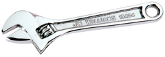 1-5/16'' Opening - 10'' OAL - Chrome Plated Adjustable Wrench - Apex Tool & Supply