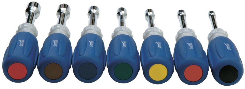 7 Piece - #9240507 - 3/16; 1/4; 5/16; 11/32; 3/8; 7/16; 1/2" - Cushion Grip Nut Driver Set - Apex Tool & Supply