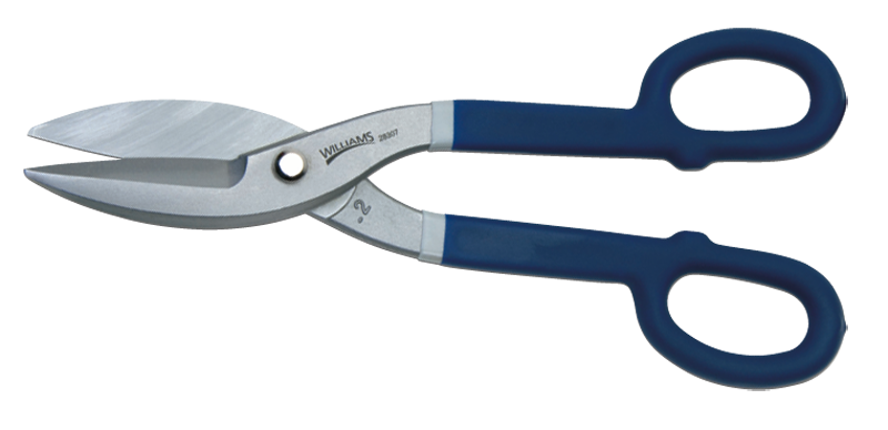 2-1/2'' Blade Length - 12'' Overall Length - Straight Cutting - Tinner Snips - Apex Tool & Supply