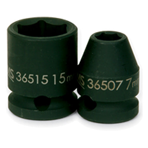 14 mm × 2 1/4″ Overall Length-3/8″ Drive-6 Point - Metric Deep Impact Socket - Apex Tool & Supply