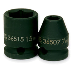 10 mm × 2 1/4″ Overall Length-3/8″ Drive-6 Point - Metric Deep Impact Socket - Apex Tool & Supply