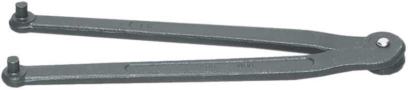 4'' Dia. Capacity - 10-3/8'' OAL - Adjustable Face Spanner Wrench - Apex Tool & Supply