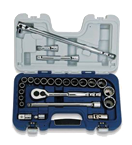 25 Piece - 1/2" Drive - Combination Kit - Apex Tool & Supply