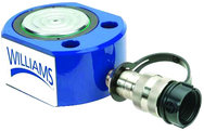 20T Hydraulic Flat Body Cylinder Kit with various height magnetic adapters in Carrying Case - Apex Tool & Supply