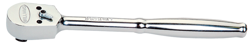 10-1/4" OAL - 3/8'' Drive - Narrow Pear Head - Reversible Ratchet - Plain Handle - Apex Tool & Supply