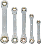 Snap-On/Williams (5 Piece) Straight Ratcheting Box Wrench Set - Metric - Apex Tool & Supply