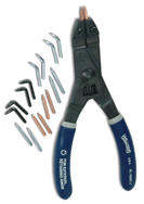 Retaining Ring Pliers -- Model #23801--up to 1'' Ext. Capacity - Apex Tool & Supply