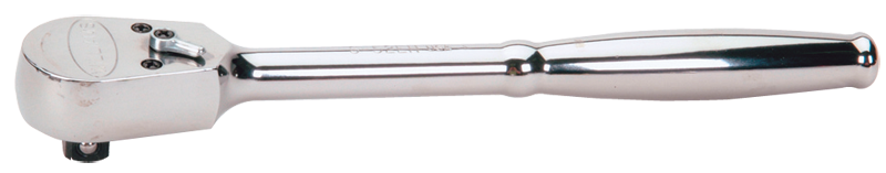 10-1/4" OAL - 1/2'' Drive - Narrow Pear Head - Reversible Ratchet - Plain Handle - Apex Tool & Supply