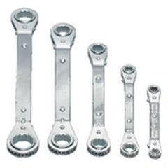 Snap-On/Williams (5 Piece) 25° Offset Straight Ratcheting Box Wrench Set - Apex Tool & Supply