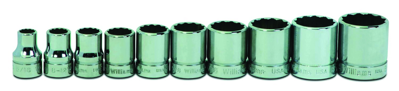 10 Piece - 3/8" Drive - 12 Point - Combination Kit - Apex Tool & Supply
