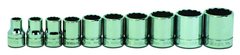 10 Piece - 3/8" Drive - 12 Point - Combination Kit - Apex Tool & Supply