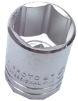 1-5/16 x 1-3/4" - 1/2" Drive - 6 Point - Standard Socket - Apex Tool & Supply