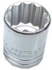 36 x 50.80 - 1/2" Drive - 12 Point - Metric Standard Socket - Apex Tool & Supply