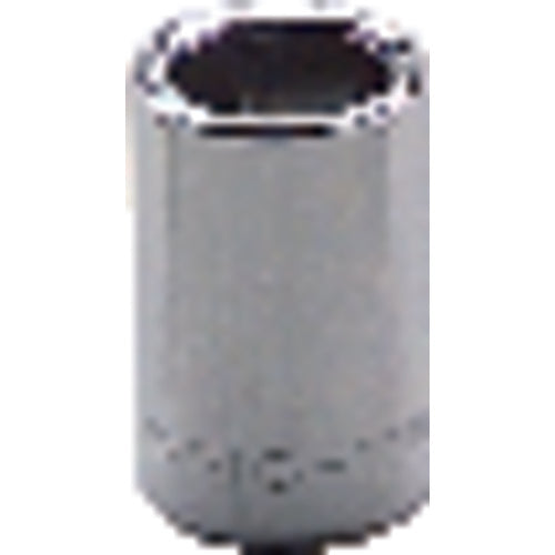 9 mm × 21.43 mm-1/4″ Drive-6 Point - Metric Standard Socket - Apex Tool & Supply