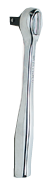 4-3/4" OAL - 1/4'' Drive - Round Head - Reversible Ratchet - Plain Handle - Apex Tool & Supply