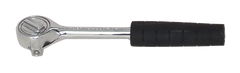 7-1/32" OAL - 3/8'' Drive - Round Head - Reversible Ratchet - Comfortable Grip Handle - Apex Tool & Supply