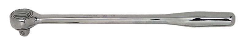 10" OAL - 3/8'' Drive - Round Head - Extra Long Reversible Ratchet - Plain Handle - Apex Tool & Supply