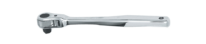10-1/2" OAL - 1/2'' Drive - Open Head - Non-Reversible Ratchet - Plain Handle - Apex Tool & Supply