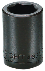 1-13/16 x 2-5/8" OAL - 3/4'' Drive - 6 Point  - Standard Impact Socket - Apex Tool & Supply