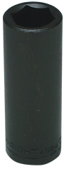 1-3/8 x 3-1/2" OAL - 3/4'' Drive - 6 Point - Deep Impact Socket - Apex Tool & Supply