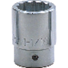 1″ × 1 3/8″-3/8″ Drive-12 Point - Standard Socket - Apex Tool & Supply