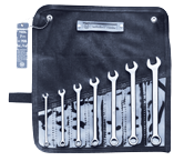 Wright Tool Fractional Combination Wrench Set -- 7 Pieces; 12PT Chrome Plated; Includes Sizes: 1/4; 5/16; 3/8; 7/16; 1/2; 9/16; 5/8"; Grip Feature - Apex Tool & Supply