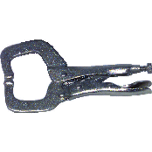 MIT Locking Grip C-Clamp - 3825 Plain Grip 3 1/8″ Capacity 11″ Long - Apex Tool & Supply