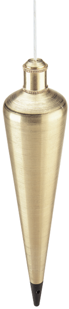 #800-12 - 12 oz - Brass Plumb Bob - Apex Tool & Supply