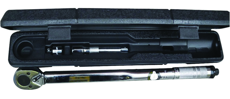 18" OAL - 1/2" Drive - English Scale - Torque Wrench - Apex Tool & Supply