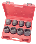 8 Piece - 3/4" Drive - Shallow Impact Socket Set - Apex Tool & Supply