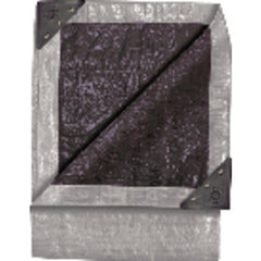 Heavy Duty Tarp - 8 × 10 feet - Silver/Black - Apex Tool & Supply