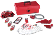 Valve & Electrical with 3 Padlocks - Lockout Kit - Apex Tool & Supply