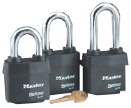 Hi-Vis Aluminum Padlock - 2-5/8'' Body Width; Keyed: Alike; - Apex Tool & Supply