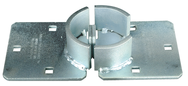 6 Pin W7000 Cylinder - 9 Width; Silver - Steel Hasp - Apex Tool & Supply