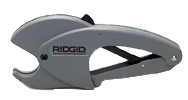 Ridgid Pipe & Tube Cutter -- 1/8 thru 1-1/2'' Capacity-Plastic Cutting - Apex Tool & Supply