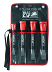 4 Piece Hardcap Cold Chisel Set - Apex Tool & Supply