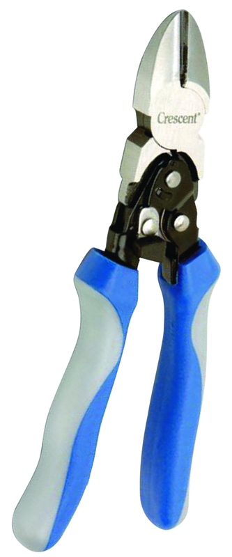 9" Compound Action Diagonal Plier - Cushion Grip - Apex Tool & Supply