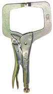 C-Clamp -- #11R Plain Grip 3-3/4'' Capacity 11'' Long - Apex Tool & Supply