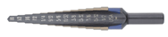 4-22mm Dia. - TiN Coated - HSS Step Drill - Apex Tool & Supply